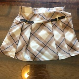 Girls plaid skirt